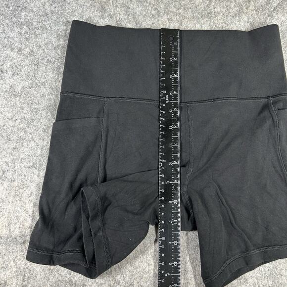 Athleta Salutation Stash Pocket II 5" Shorts Women's Size Small High Rise Black - Picture 8 of 9